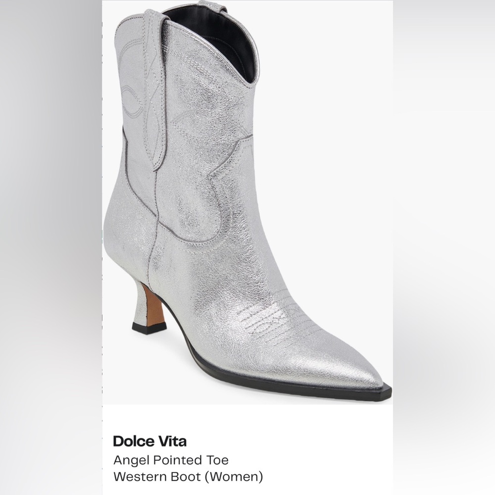 Dolce Vita Silver Pointed Toe